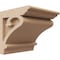 Ekena Millwork 6"W x 6"D x 6"H Wide Mayflower Rough Cedar Woodgrain TimberThane Corbel, Primed Tan CORUR06X06X06MAYRCPR - alternate 1
